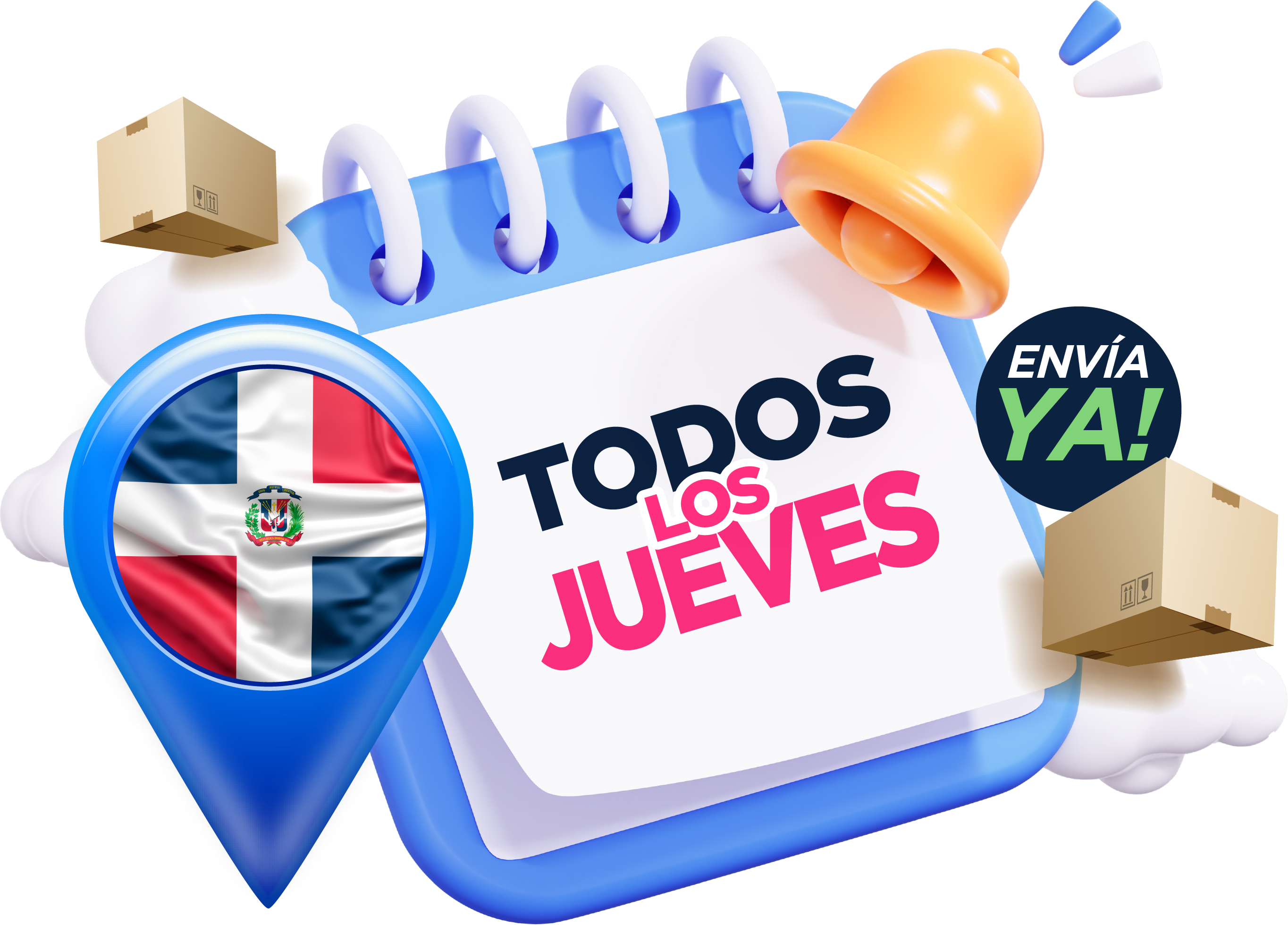 Envíos cada jueves